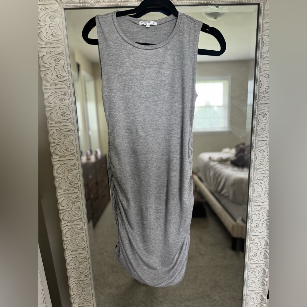 Heather Grey knit Bodycon Dress. Size M.